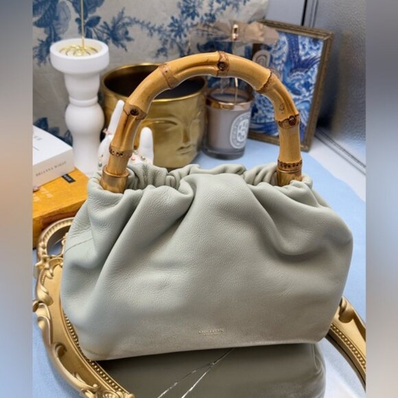 🆕 OROTON 🧿 NWOT Gretel Mini Top Handle, Mint Green - Picture 5 of 14